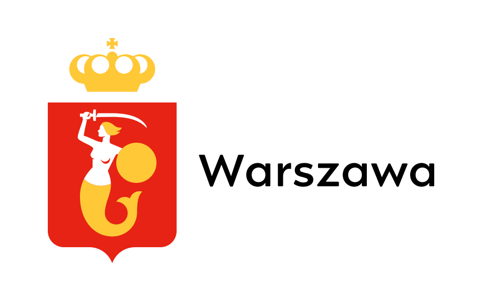 Grafika informująca o dofinansowaniu projektu ze środków m.st.Warszawa
